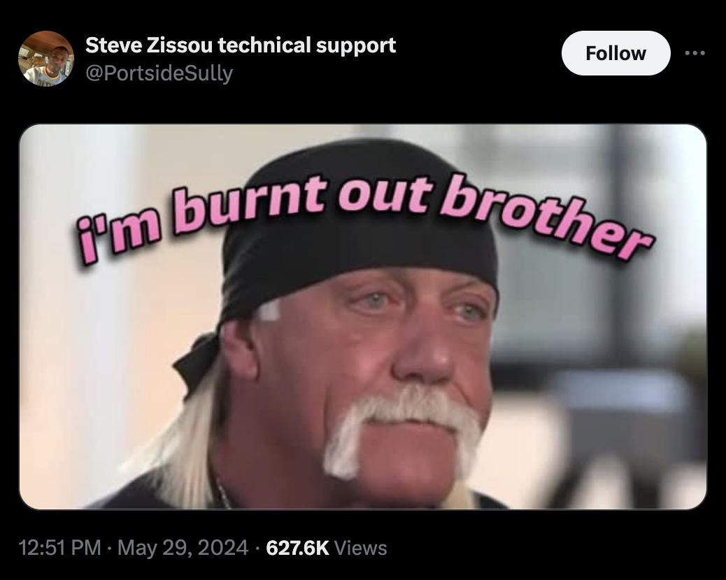 photo caption - Steve Zissou technical support i'm burnt out brother Views